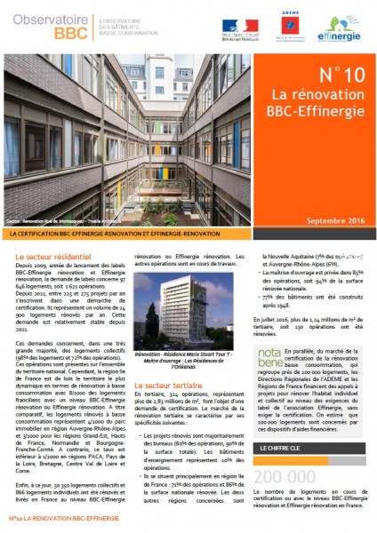 Observatoire BBC - Rénovation